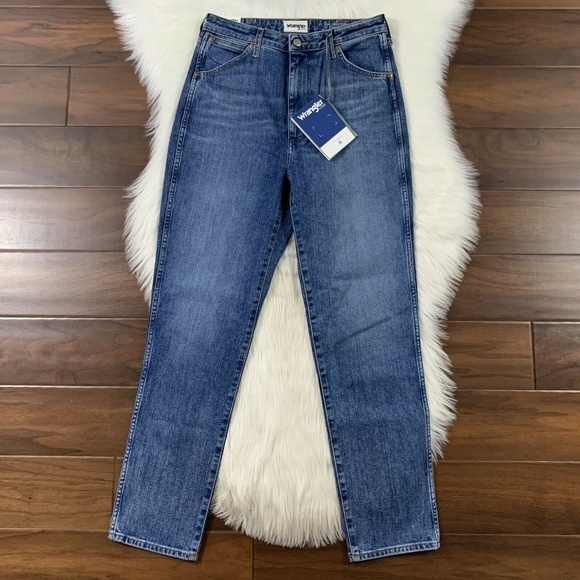 Wrangler Denim - Wrangler Icon Crop Denim Jeans Indigood 11WWZ